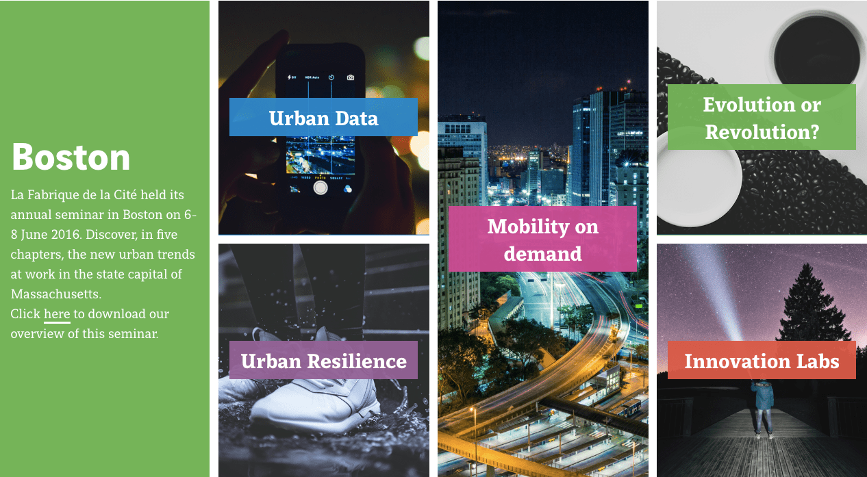 One City, Many Timelines (interactive content)
