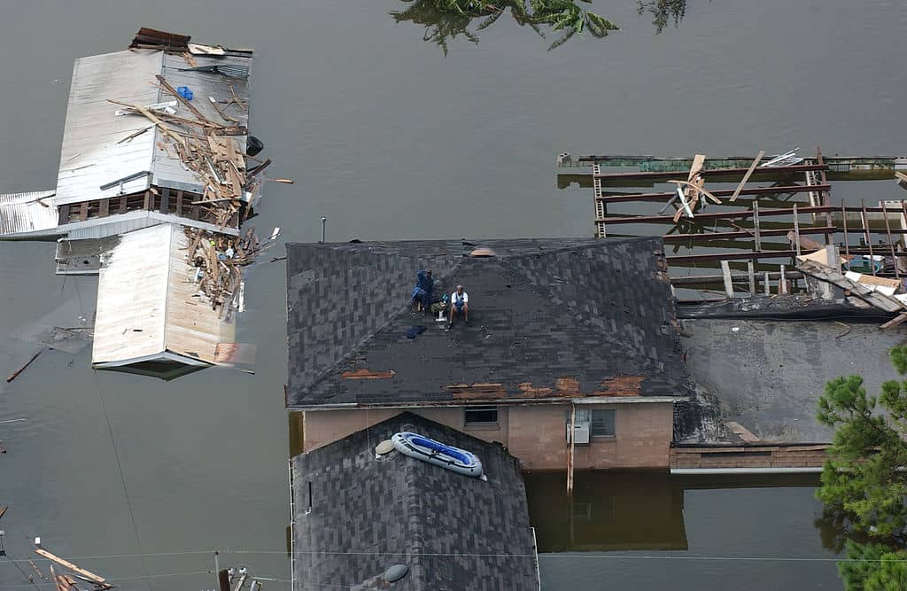 La Nouvelle Orléans à la suite du passage de l’ouragan Katrina — Jocelyn Augustino / FEMA via Wikimedia Commons