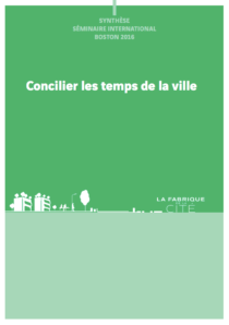 Concilier les temps de la ville