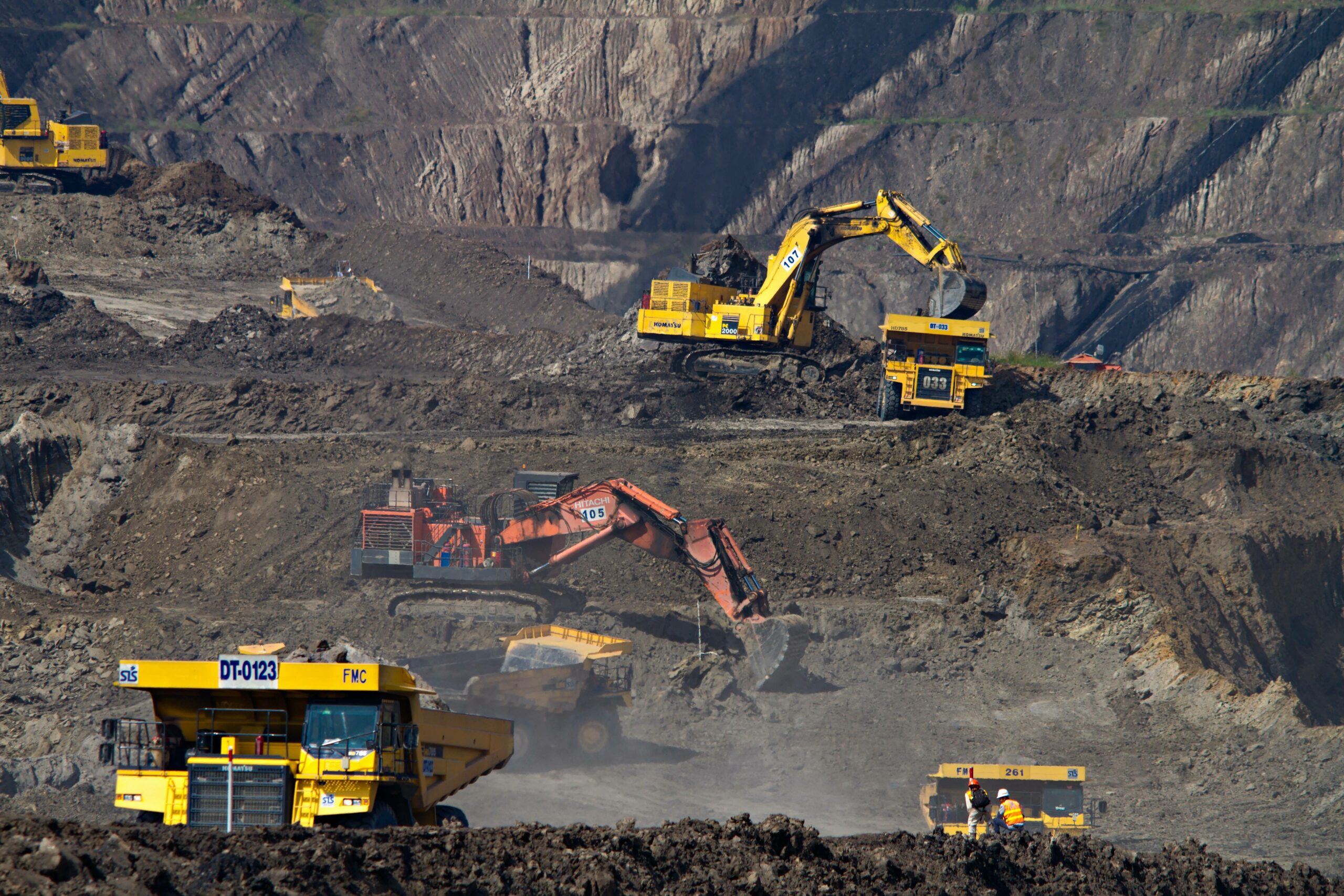 Mines de charbon, Indonésie / Coal Mines, Indonesia