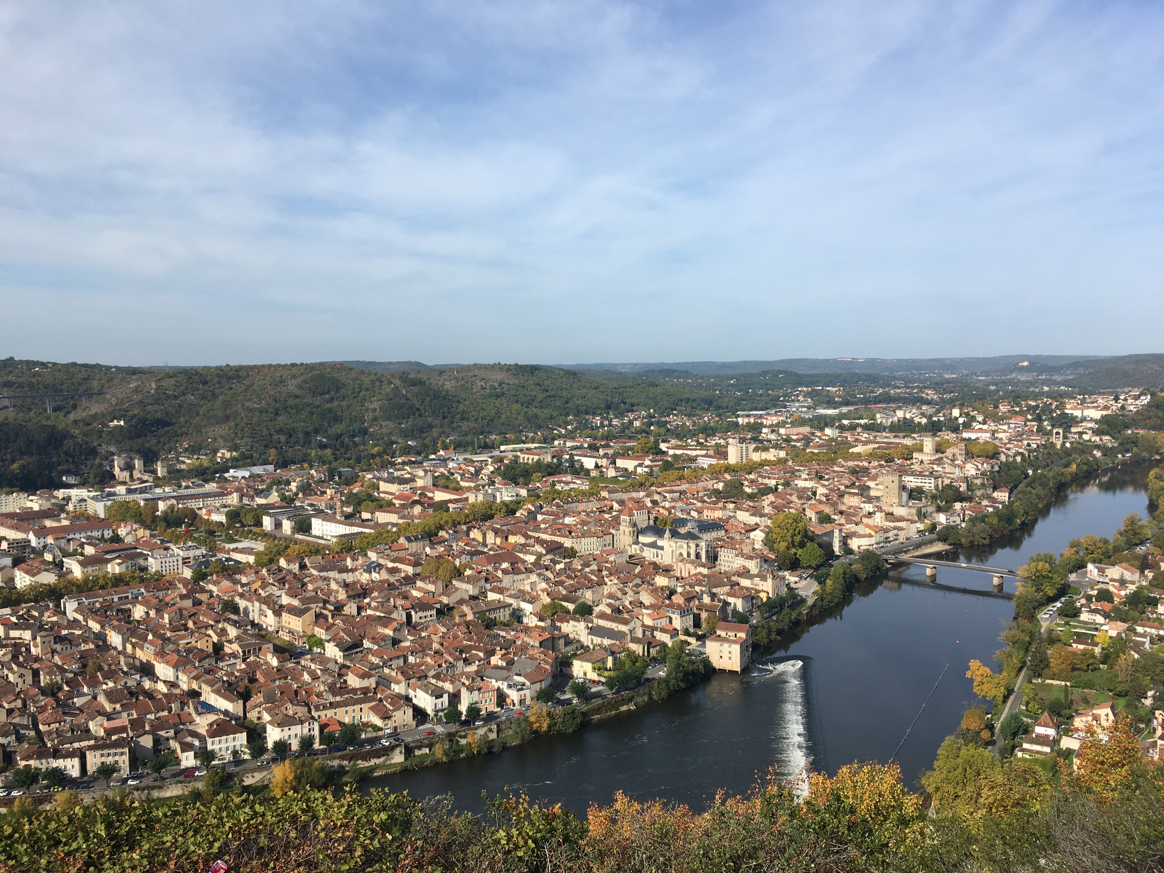 Vue panoramique de Cahors